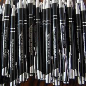 długopisy metalowe z grawerem